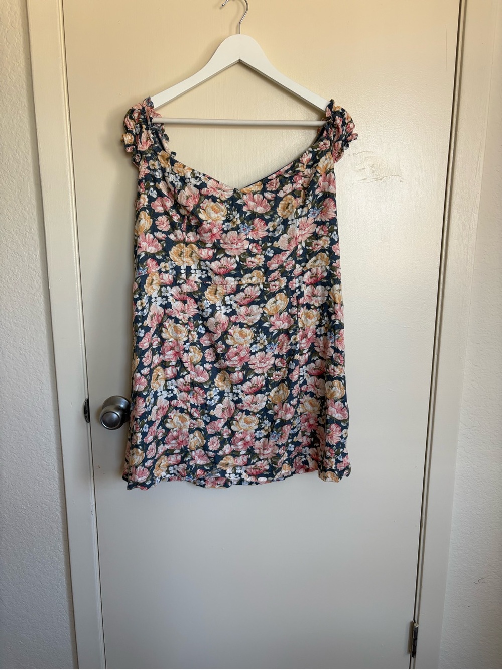 Abercrombie & Fitch Navy Floral Mini Dress Size XL